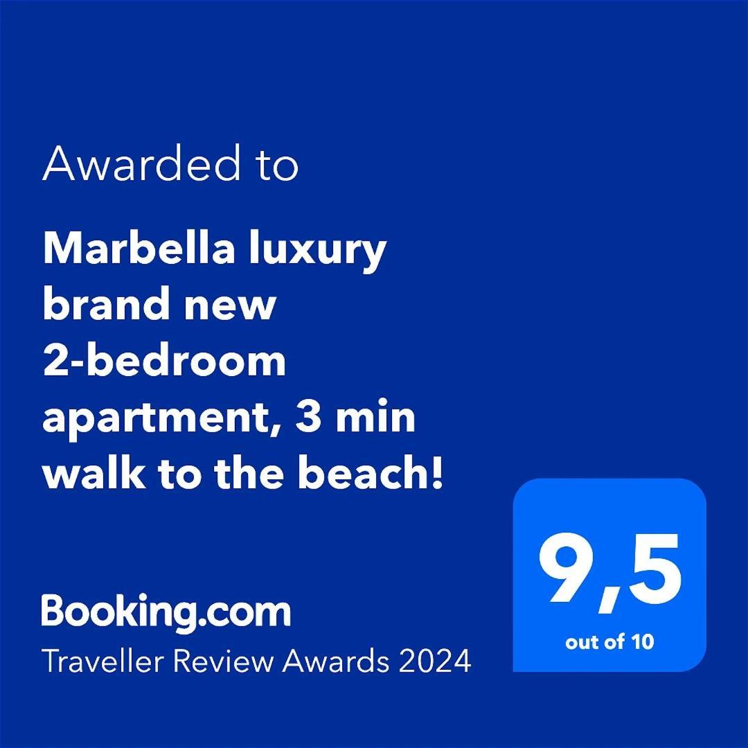 Marbella Luxury Brand New 2-Bedroom Apartment, 3 Min Walk To The Beach! Kültér fotó